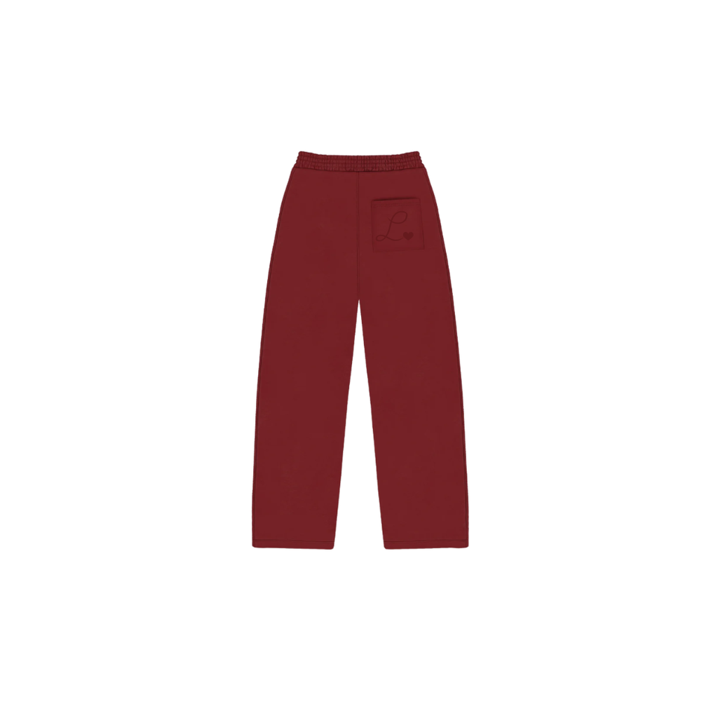 statement jogger - Bordeaux Rood