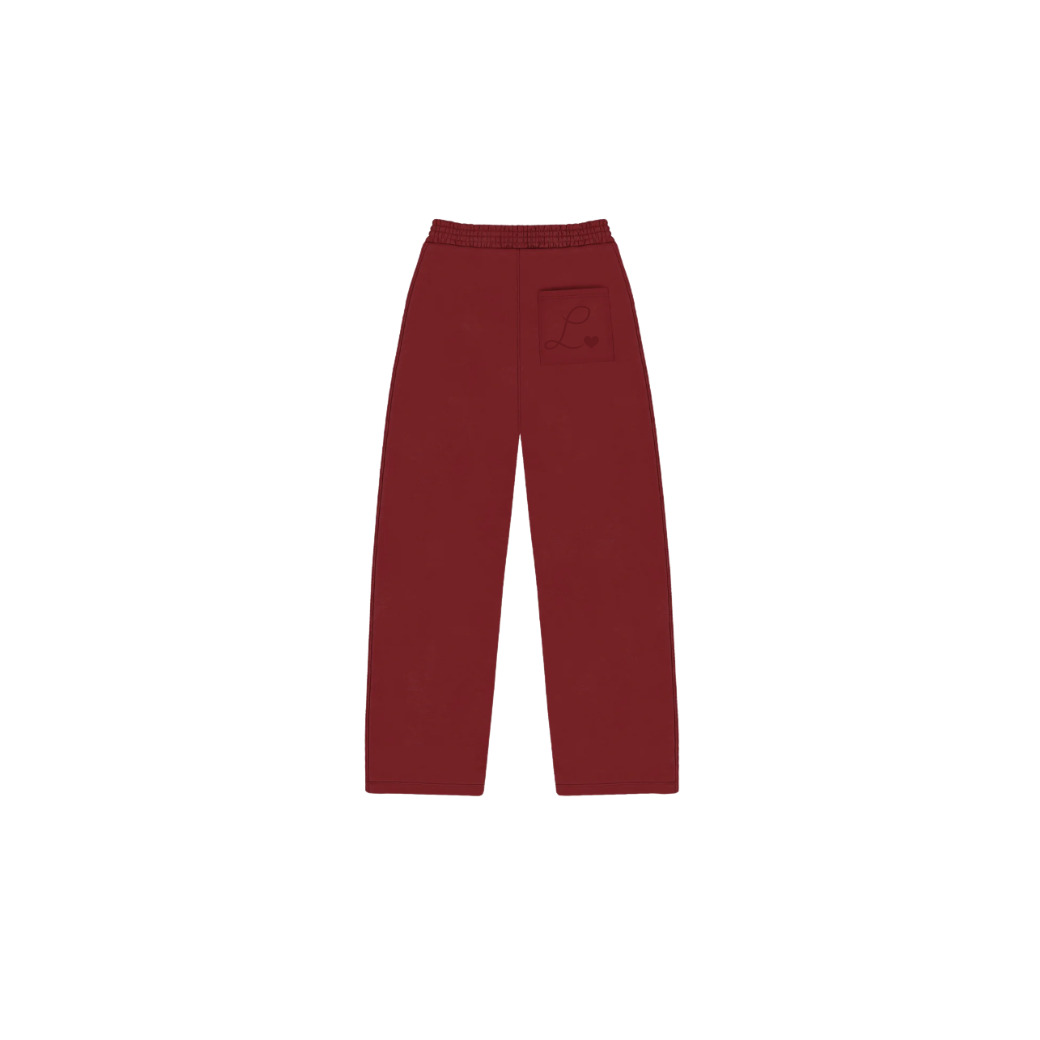 statement jogger - Bordeaux Rood