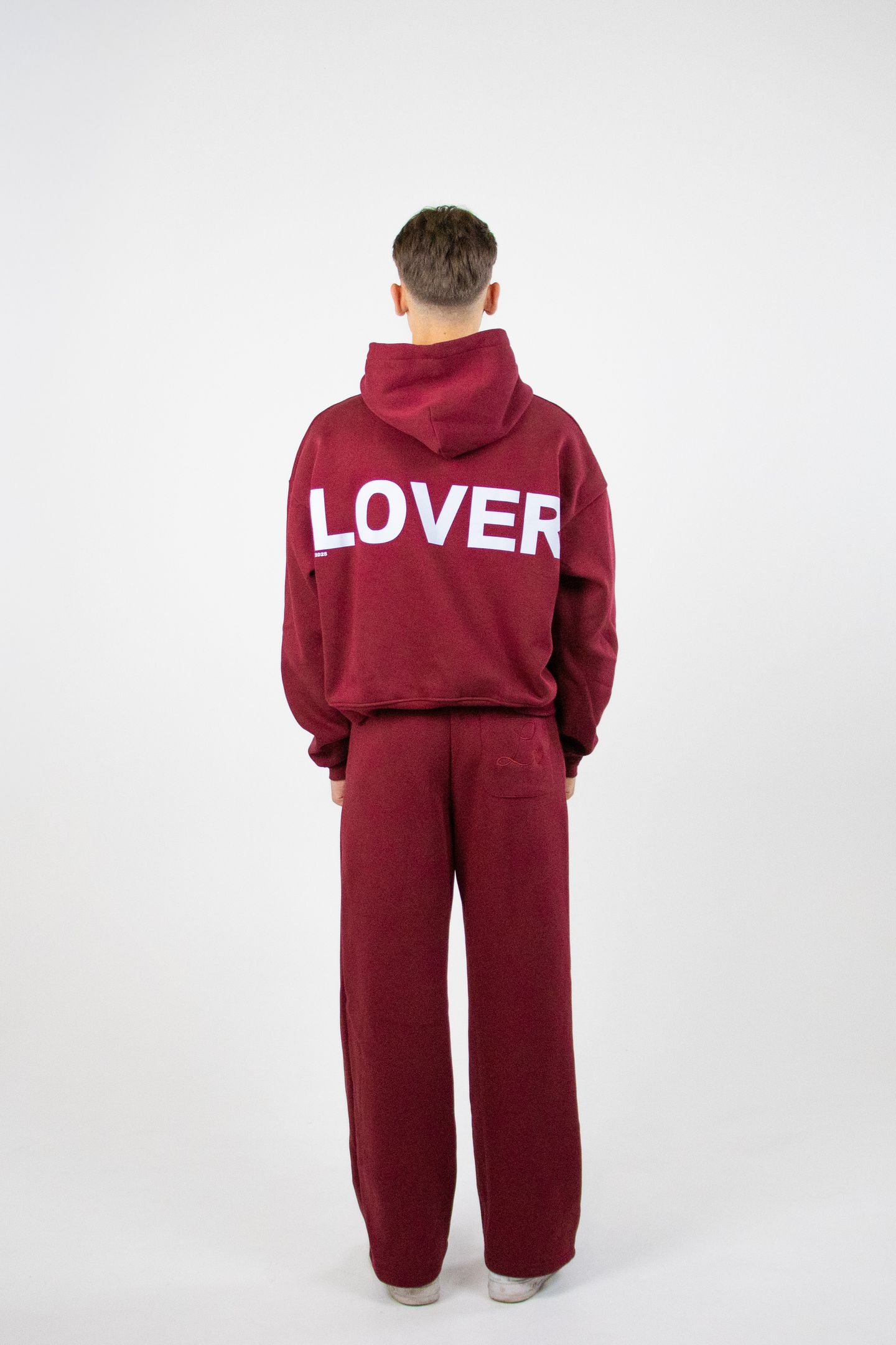 statement jogger - Bordeaux Rood